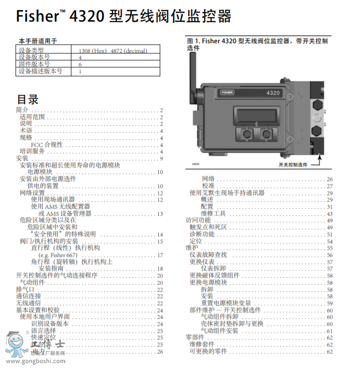 Fisher™ 4320 oλñO(jin)